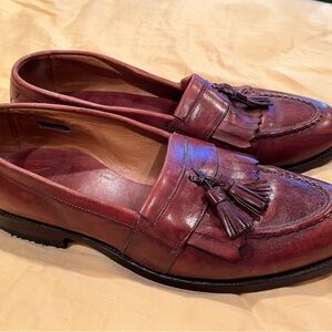 Allen Edmonds Rich Brown Tassel Loafers size 10.5 10 11 shoes men’s